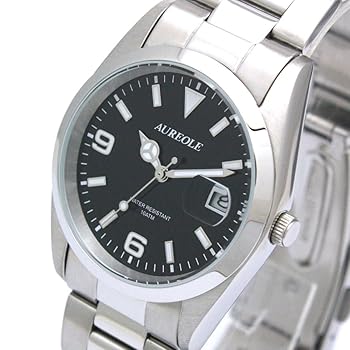 Amazon.co.jp: [オレオール] 腕時計 SW-591M-A メンズ シルバー